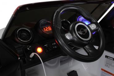 Kinder Elektroauto Mini Cooper Paceman Lizenziert 2x45 Watt Motor Weiß - Elektro Auto Elektroauto Kinderauto